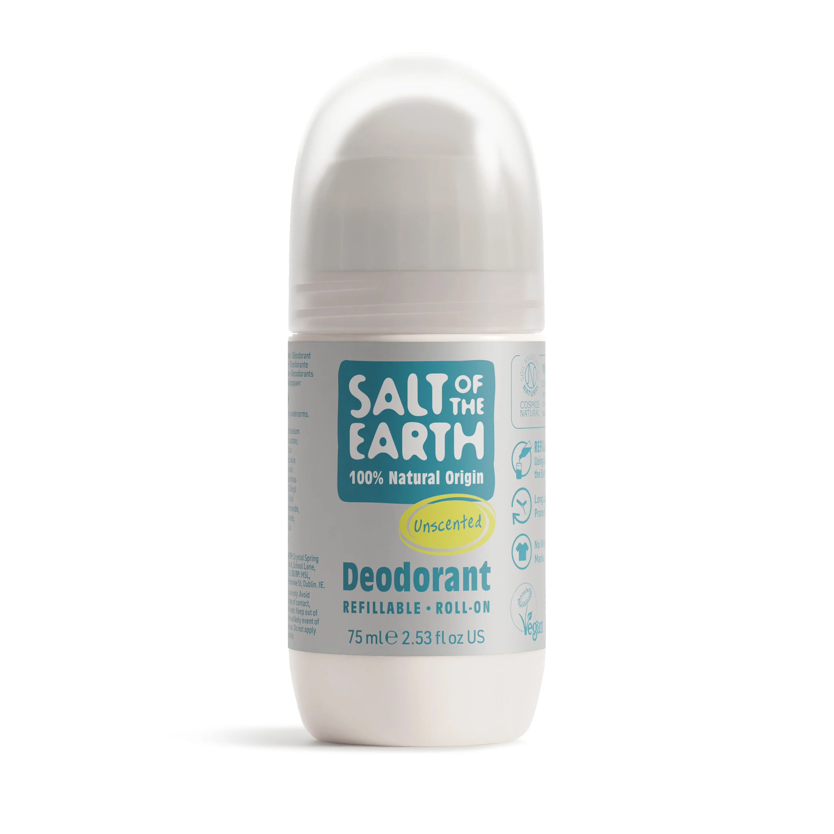Deodorant Roll-On Natural Reîncărcabil Fără Parfum